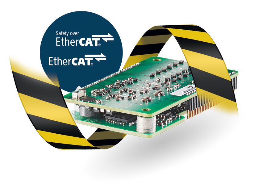 Segurança funcional por EtherCAT com Ixxat Safe T100/FSoE